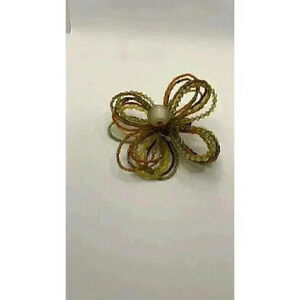 Floral handmade flower pin